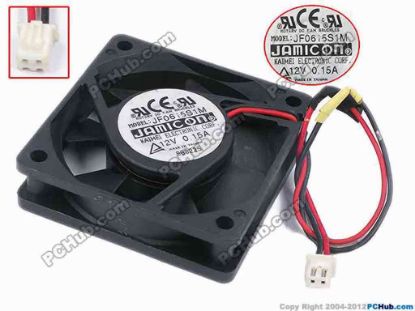77937 Other Brands Jamicon Server - Square Fan JF0615S1M, sq60x60x16, w150x2x2, 12V 0.15A Other Brands Jamicon Server - Square Fan 