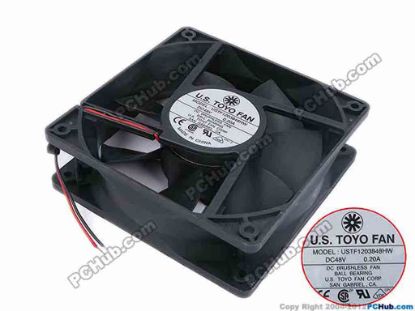 78185 Other Brands U.S. TOYO Server - Square Fan sq120x120x38, w80x2, 48V 0.20A Other Brands U.S. TOYO Server - Square Fan 