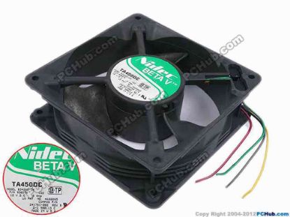 78223 Nidec B34262-34 Server - Square Fan CQ2, SPS P/N:241761-002, sq120x38, w110x4, 12V 0.8 Nidec B34262-34 Server - Square Fan 
