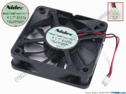 78319 Nidec D06R-12SS1 Server - Square Fan 12, sq60x60x15, w50x2x2, 12V 0.12A Nidec D06R-12SS1 Server - Square Fan 