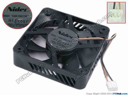 78331 Nidec D06R-12BS1 Server - Square Fan 08, sq60x60x15, w70x2x3, 12V 0.06A Nidec D06R-12BS1 Server - Square Fan 