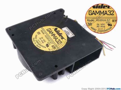 78872 Nidec A33916-57 Server - Blower Fan CQ1, bw120x120x32, w140x3, 24V 0.4A Nidec A33916-57 Server - Blower Fan 