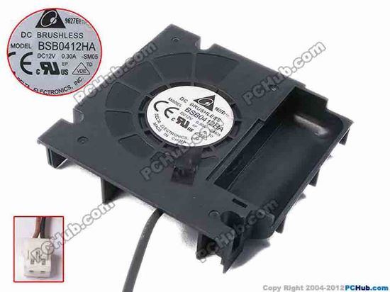 78924 Delta Electronics BSB0412HA Server - Blower Fan -SM05, bw65x65x16, w180x2x2, 12V 0.3A Delta Electronics BSB0412HA Server - Blower Fan 