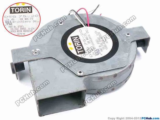78986 Other Brands TORIN Server - Blower Fan DSG75-20, bw118x112x30, w65x3, 12V 30W Other Brands TORIN Server - Blower Fan 