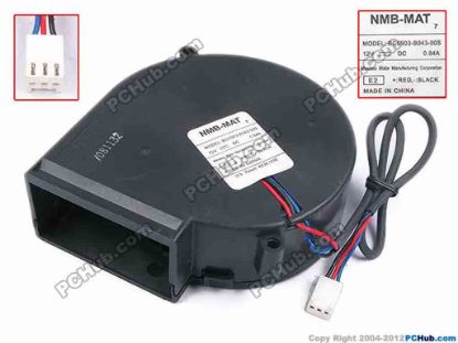 79172 NMB-MAT / Minebea BG0903-B043-00S Server - Blower Fan E2, bw97x94x33, w300x3x3, 12V 0.84A NMB-MAT / Minebea BG0903-B043-00S Server - Blower Fan 