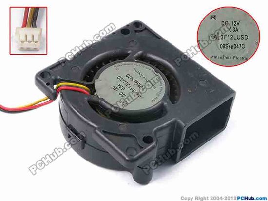 79174 Panasonic FAL3F12LUSD Server - Blower Fan bw51x51x20, w150x3x3, 12V 0.3A Panasonic FAL3F12LUSD Server - Blower Fan 