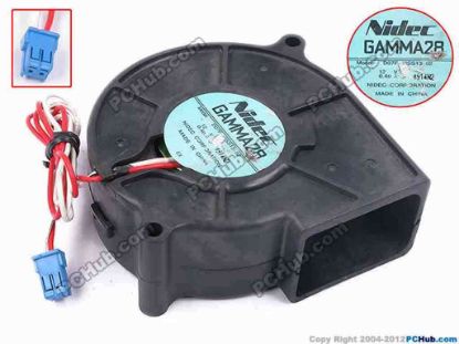 79244 Nidec D07F-12SS13 Server - Blower Fan 02, bw75x75x30, w395x2x2, 12V 0.4A Nidec D07F-12SS13 Server - Blower Fan