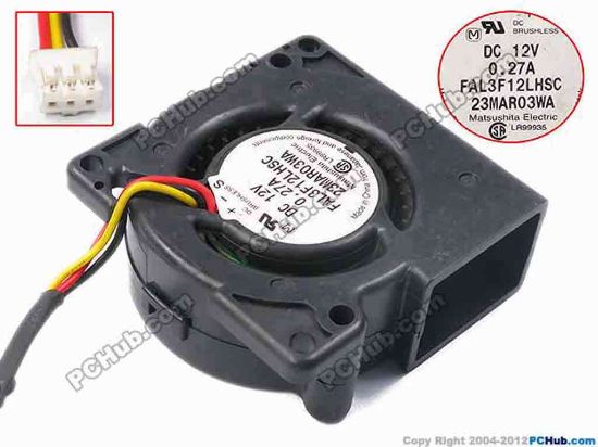 79249 Panasonic FAL3F12LHSC Server - Blower Fan bw50x50x20, w60x3x3, 12V 0.27A Panasonic FAL3F12LHSC Server - Blower Fan 