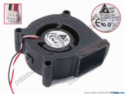 79253 Delta Electronics BUB0524HHD Server - Blower Fan -7T51, bw50x50x20, w95x3x3, 24V 0.18A Delta Electronics BUB0524HHD Server - Blower Fan 