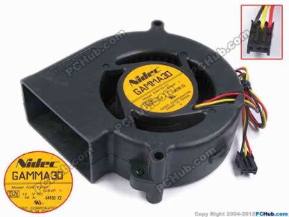 79360 Nidec A34123-57 Server - Blower Fan CIS4F, bw97x94x32, w250x3x3, 12V 0.46A Nidec A34123-57 Server - Blower Fan 