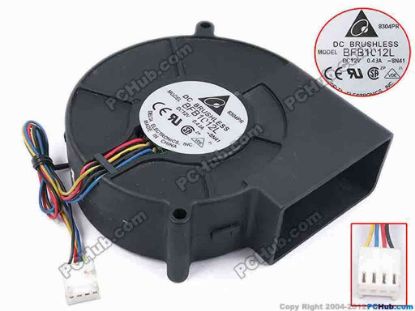 79373 Delta Electronics BFB1012L Server - Blower Fan -8N41, bw97x95x32, w210x4x4, 12V 0.48A Delta Electronics BFB1012L Server - Blower Fan 