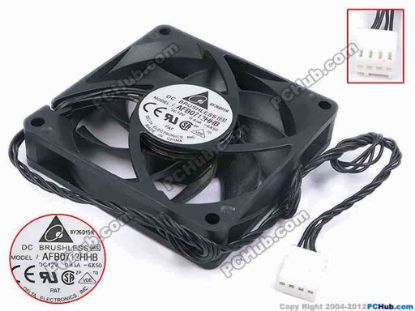 80232 Delta Electronics AFB0712HHB Server - Square Fan -6X50, sq70x70x15, w355x4x4, 12V 0.45A Delta Electronics AFB0712HHB Server - Square Fan <br />
<br />