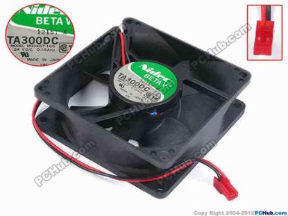 80365 Nidec M33407-16G Server - Square Fan sq80x80x25, w80x2x2, 24V 0.18A Nidec M33407-16G Server - Square Fan