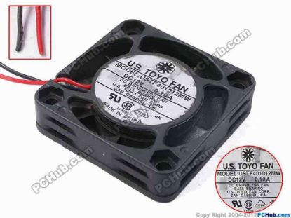 81069 Other Brands U.S. TOYO Server - Square Fan USTF401012MW, sq40x40x10, w145x2, 12V 0.1A Other Brands U.S. TOYO Server - Square Fan 