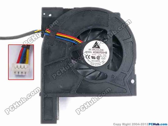 81223 Delta Electronics KDB0705HB Cooling Fan  -8H28, w230x4x4, 5V 0.4A, Bare fan Delta Electronics KDB0705HB Cooling Fan  