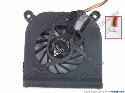 81224 Delta Electronics KDB0505HC Cooling Fan  -WA12, w60x3x3, 5V 0.32A, Bare fan Delta Electronics KDB0505HC Cooling Fan  
