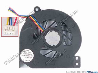 81230 Panasonic UDQFRZR11DQU Cooling Fan  DQ5D555F009, w20x4x4, 5V 0.23A, Bare fan Panasonic UDQFRZR11DQU Cooling Fan  