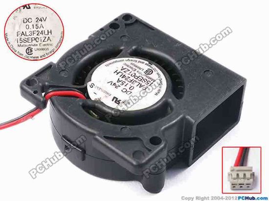 81240 Panasonic FAL3F24LH Server - Blower Fan bw50x50x20,w100x2x2, 24V 0.15A Panasonic FAL3F24LH Server - Blower Fan
