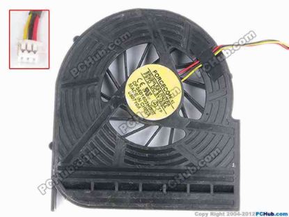 81259 Forcecon DFS601605HB0T Cooling Fan  F97D, w60x3x3, 5V 0.50A, Bare fan Forcecon DFS601605HB0T Cooling Fan  