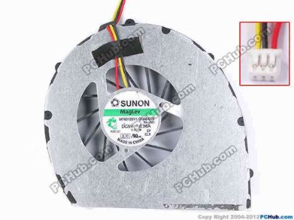 81282 SUNON MF60120V1-Q000-G99 Cooling Fan  8.0CFM, w25x3x3, 5V 0.36A, Bare fan SUNON MF60120V1-Q000-G99 Cooling Fan  