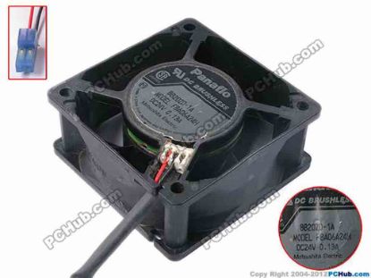 81665 Panasonic FBA06A24H Server - Square Fan -1A, sq60x60x25, w180x2x2, 24V 0.13A Panasonic FBA06A24H Server - Square Fan 