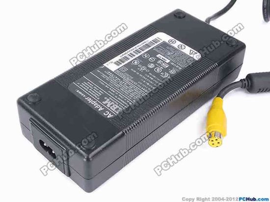 82060 IBM Common Item (IBM) AC Adapter 13V-19V 16V 7.5A, 4-Pin DIN, 2-prong IBM Common Item (IBM) AC Adapter 13V-19V <div style="border-top-width: 0px; border-right-width: 0px; border-bottom-width: 0px; border-left-width: 0px; padding-top: 2px; padding-right: 2px; padding-bottom: 2px; padding-left: 2px; font-size: 10pt; ">
<div>Model: PA-1121-07I</div>
<div>&nbsp;FRU P/N: 02K7092</div><span id="ctl00_ContentPlaceHolder1_ItemDesc1_lblItemDescription">&nbsp;P/N:&nbsp;02K7091<br />
</span>
<div>INPUT: 100-240V~2.5A, 50-60Hz&nbsp;</div>
<div>OUTPUT: 16V 7.5A 120W</div>
<div>Connector: 4-Pin DIN</div>
<div><br />
</div>
<div>Dimensions: 170 X 73 X 37 mm</div>
<div><br />
</div>
<div>*Please take note, 2 wire AC power cord not included.</div></div>