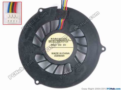 82547 Forcecon Common Item (Forcecon) Cooling Fan  F8U7, w45x4x4, 5V, Bare Fan Forcecon Common Item (Forcecon) Cooling Fan  