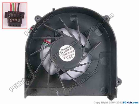 82554 Panasonic UDQFRZR14DAR Cooling Fan  23.10353.001, w25x4x4, 5V 0.21A, Bare Fan Panasonic UDQFRZR14DAR Cooling Fan  