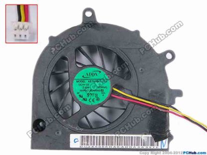 82579 ADDA AB7005HX-SB3 Cooling Fan  KSKAA, w35x3x3, 5V 0.4A, Bare Fan ADDA AB7005HX-SB3 Cooling Fan  