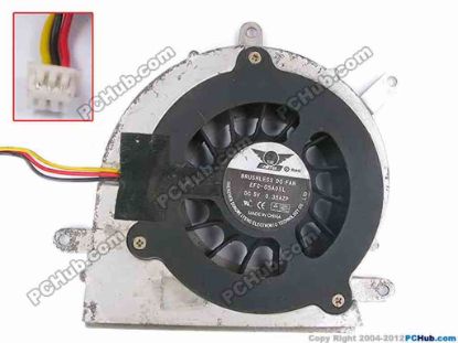 82655 Other Brands EVERCOOL Cooling Fan  EFC-05A05L, w90x3x3, 5V 0.35A, Bare Fan  Other Brands EVERCOOL Cooling Fan  