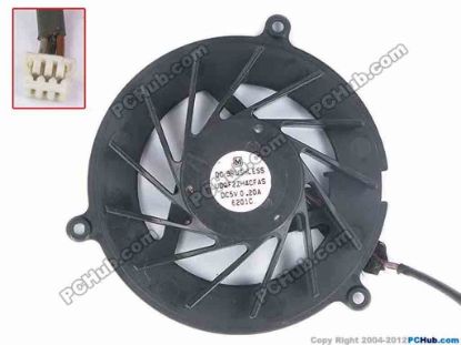 82657 Panasonic UDQF2ZH4CFAS Cooling Fan  w50x3x3, 5V 0.2A, Bare Fan Panasonic UDQF2ZH4CFAS Cooling Fan  