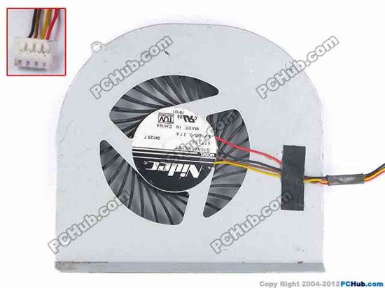 82675 Nidec G70N05NS3MT Cooling Fan  57T133, 0412ST, w55x4x4, 5V 0.37A, Bare Fan Nidec G70N05NS3MT Cooling Fan  
