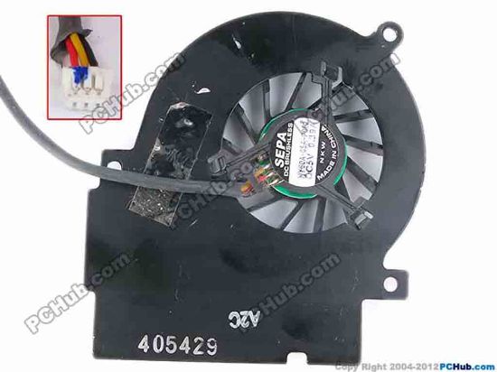 82731 SEPA HY60A-05A-P002 Cooling Fan  w185x3x3, 5V 0.39A, Bare Fan SEPA HY60A-05A-P002 Cooling Fan  