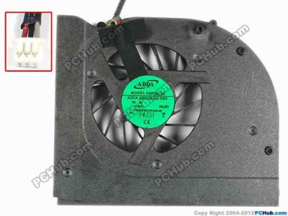 83152 ADDA AB8205MX-DB3 Cooling Fan  QL5D, w55x3x3, 5V 0.30A, Bare fan ADDA AB8205MX-DB3 Cooling Fan  