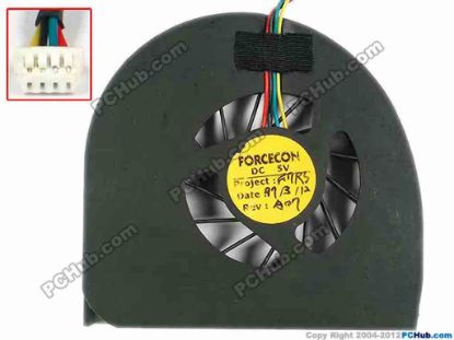 83307 Forcecon Common Item (Forcecon) Cooling Fan  w35x4x4, 5V, Bare fan, Forcecon Common Item (Forcecon) Cooling Fan  