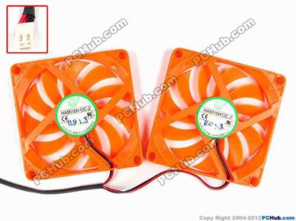 83445 Everflow HA8010H12C-Z Server - Square Fan sq80x80x10, w(245mm&160mm)x4x2, 12V, Dual Fan Everflow HA8010H12C-Z Server - Square Fan &nbsp;
