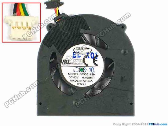 84368 Other Brands EVERFLOW Cooling Fan  w65x4x4, 5V 0.40A Other Brands EVERFLOW Cooling Fan  