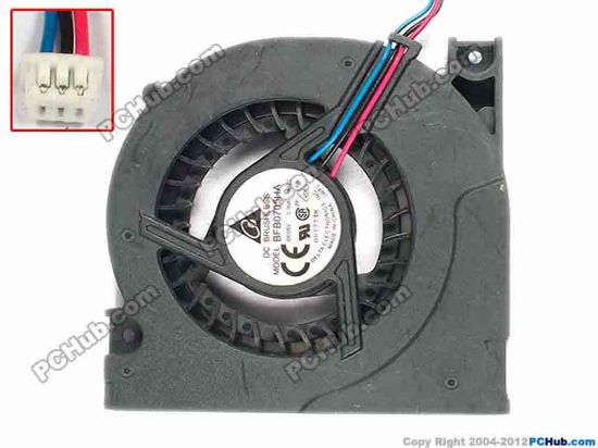 84374 Delta Electronics BFB0705HA Cooling Fan  -9D2C, w50x3x3, 5V 0.36A Delta Electronics BFB0705HA Cooling Fan  