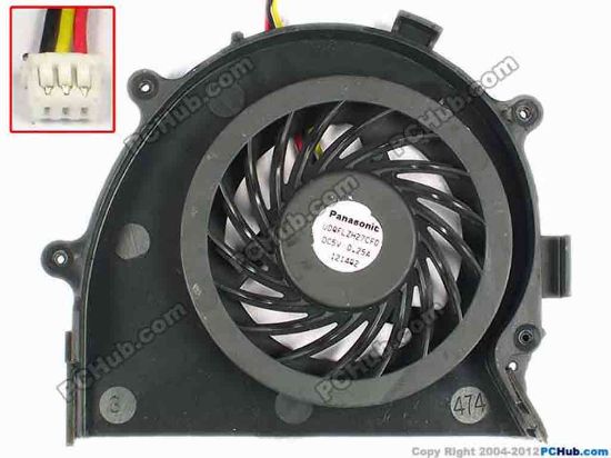 84382 Panasonic UDQFLZH27CF0 Cooling Fan  DC 5V 0.25A, Bare Fan, New Panasonic UDQFLZH27CF0 Cooling Fan  
