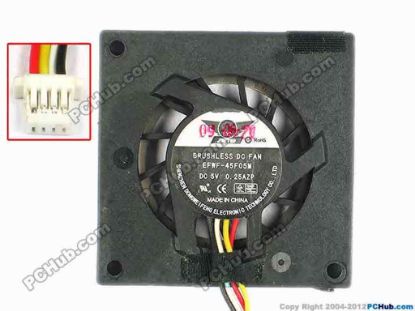84422 Other Brands EFWF-45F05M Cooling Fan  w60x4x4, 5V 0.25A Other Brands EFWF-45F05M Cooling Fan  