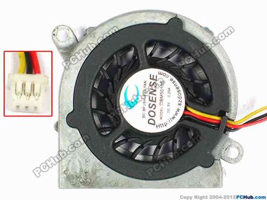 84425 Other Brands DOSENSE Cooling Fan  w160x3x3, 5V 0.20A Other Brands DOSENSE Cooling Fan  