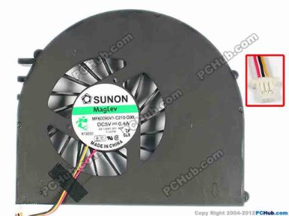 84969 SUNON MF60090V1-C210-G99 Cooling Fan  23.10461.001, w20x3x3, 5V 0.40A, Bare SUNON MF60090V1-C210-G99 Cooling Fan  
