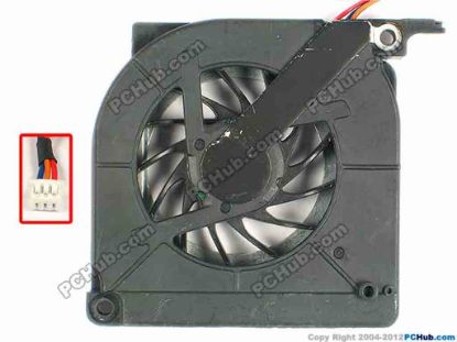 84992 Dell Latitude D600 Cooling Fan  w15x3x3, 5V  Dell Latitude D600 Cooling Fan  