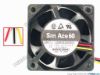 84998 Sanyo Denki 109R0624H401 Server - Square Fan sq60x60x25, w120x3, 24V 0.06A Sanyo Denki 109R0624H401 Server - Square Fan 