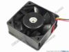 84998 Sanyo Denki 109R0624H401 Server - Square Fan sq60x60x25, w120x3, 24V 0.06A Sanyo Denki 109R0624H401 Server - Square Fan 