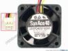 85062 Sanyo Denki 109P0405F6D05 Server - Square Fan sq40x40x20, w60x3x3, 5V 0.25A Sanyo Denki 109P0405F6D05 Server - Square Fan 