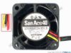 85101 Sanyo Denki 109P0412K3013 Server - Square Fan sq40x40x28, w90x3, 12V 0.55A Sanyo Denki 109P0412K3013 Server - Square Fan 