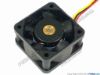 85102 Sanyo Denki 109P0424H6D10 Server - Square Fan sq40x40x20, w50x3x3, 24V 0.07A Sanyo Denki 109P0424H6D10 Server - Square Fan 