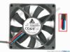 85124 Delta Electronics AFB0812SHB Server - Square Fan -F00, sq80x80x15, w120x3, 12V 0.4A Delta Electronics AFB0812SHB Server - Square Fan 