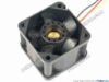 85700 Sanyo Denki 109P0412J0363 Server - Square Fan sq40x28, w195x3x3, 12V 0.35A Sanyo Denki 109P0412J0363 Server - Square Fan 